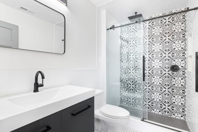 Large Format Tile in Shower Space